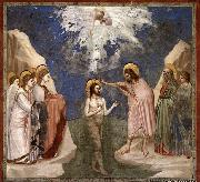 GIOTTO di Bondone Baptism of Christ oil painting artist